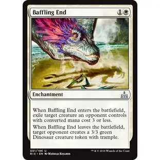 MtG Trading Card Game Rivals of Ixalan Uncommon Baffling End #1