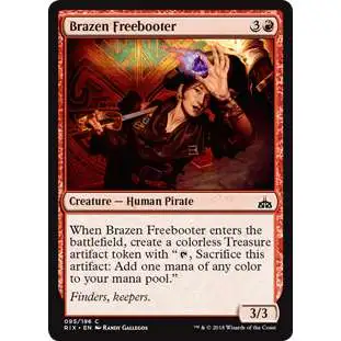 MtG Trading Card Game Rivals of Ixalan Common Foil Brazen Freebooter #95