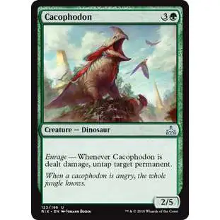 MtG Trading Card Game Rivals of Ixalan Uncommon Cacophodon #123