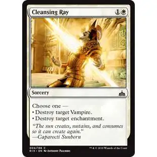 MtG Trading Card Game Rivals of Ixalan Common Cleansing Ray #4