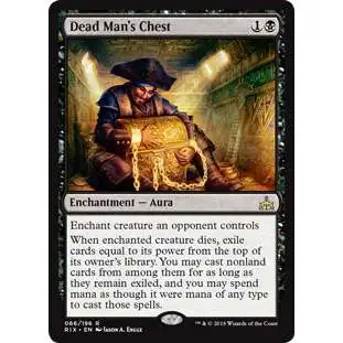 MtG Trading Card Game Rivals of Ixalan Rare Foil Dead Man's Chest #66