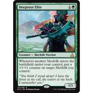 MtG Trading Card Game Rivals of Ixalan Rare Deeproot Elite #127