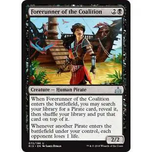 MtG Trading Card Game Rivals of Ixalan Uncommon Forerunner of the Coalition #72