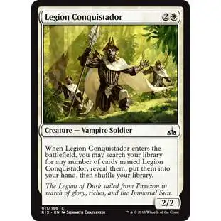 MtG Trading Card Game Rivals of Ixalan Common Legion Conquistador #11
