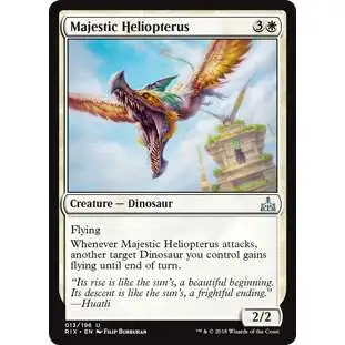 MtG Trading Card Game Rivals of Ixalan Uncommon Majestic Heliopterus #13
