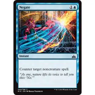 MtG Trading Card Game Rivals of Ixalan Common Negate #44