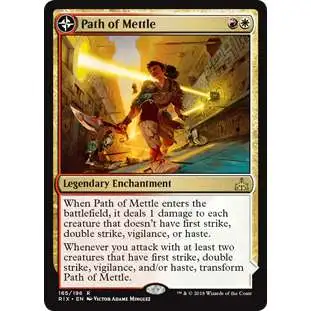 MtG Trading Card Game Rivals of Ixalan Rare Path of Mettle #165