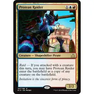 MtG Trading Card Game Rivals of Ixalan Rare Protean Raider #167