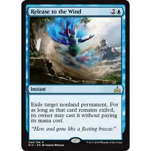 MtG Trading Card Game Rivals of Ixalan Rare Foil Release to the Wind #46