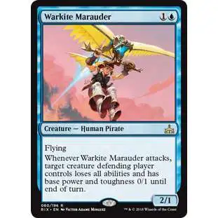 MtG Trading Card Game Rivals of Ixalan Rare Warkite Marauder #60