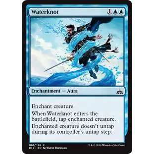 MtG Trading Card Game Rivals of Ixalan Common Foil Waterknot #61