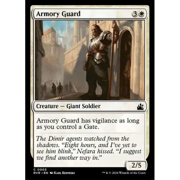 MtG Ravnica Remastered Common Foil Armory Guard #3