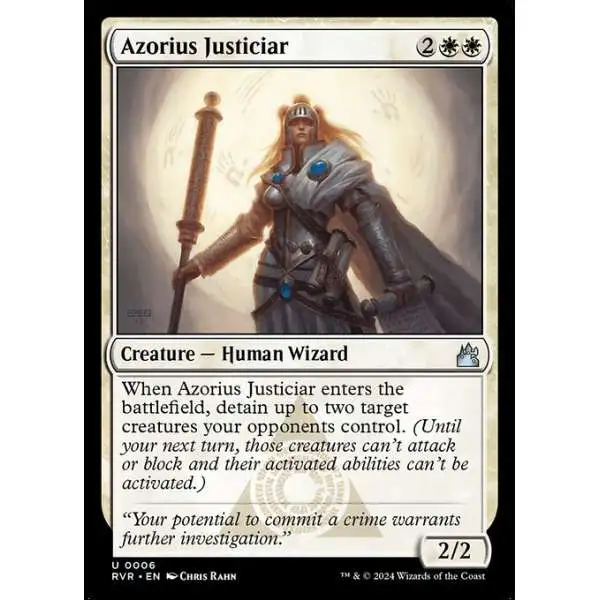 MtG Ravnica Remastered Uncommon Azorius Justiciar #6