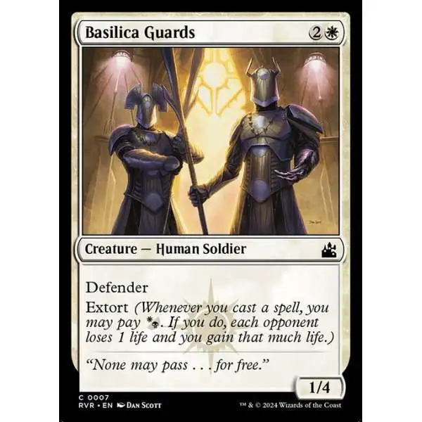 MtG Ravnica Remastered Common Basilica Guards #7