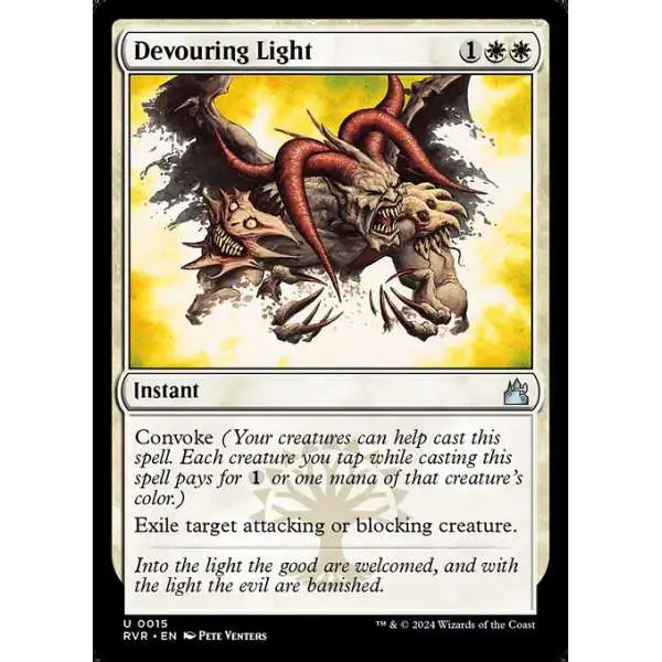 MtG Ravnica Remastered Uncommon Devouring Light #15