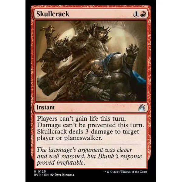 MtG Ravnica Remastered Uncommon Skullcrack #125