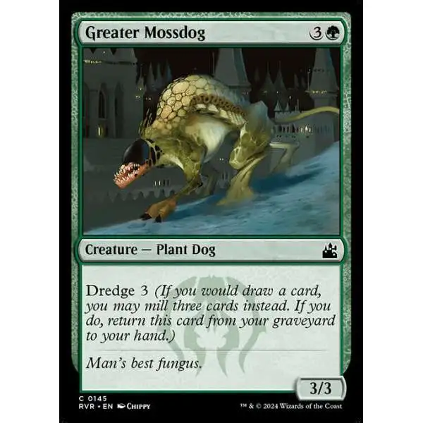 MtG Ravnica Remastered Common Greater Mossdog #145