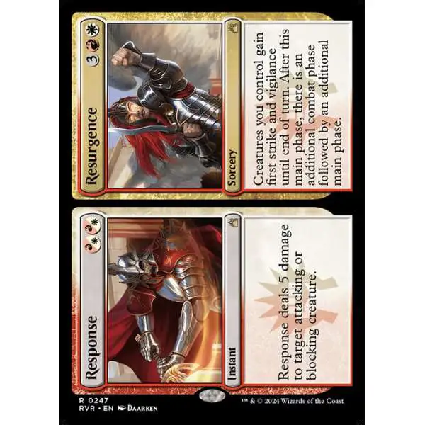 MtG Ravnica Remastered Rare Foil Response // Resurgence #247