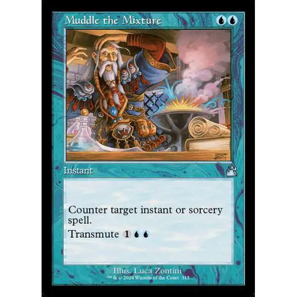 MtG Ravnica Remastered Uncommon Muddle the Mixture #315 [Retro Frame FOIL]