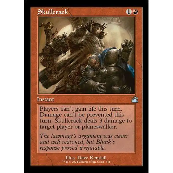 MtG Ravnica Remastered Uncommon Skullcrack #341 [Retro Frame FOIL]