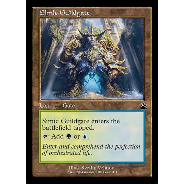 MtG Ravnica Remastered Common Simic Guildgate #411 [Retro Frame]
