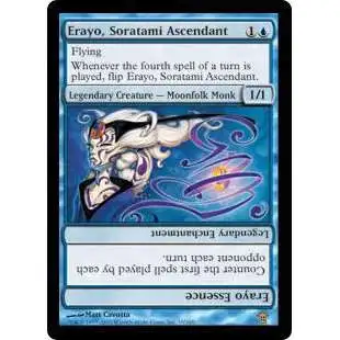 MtG Trading Card Game Saviors of Kamigawa Rare Erayo, Soratami Ascendant // Erayo's Essence #35