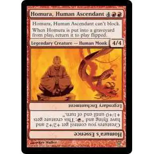 MtG Trading Card Game Saviors of Kamigawa Rare Homura, Human Ascendant // Homura's Essence #103