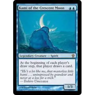 MtG Trading Card Game Saviors of Kamigawa Rare Kami of the Crescent Moon #42