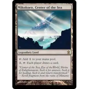 MtG Trading Card Game Saviors of Kamigawa Rare Mikokoro, Center of the Sea #162