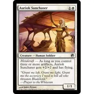 MtG Scars of Mirrodin Common Auriok Sunchaser #4