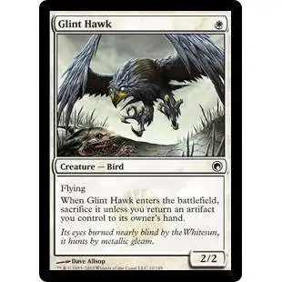 MtG Scars of Mirrodin Common Glint Hawk #10