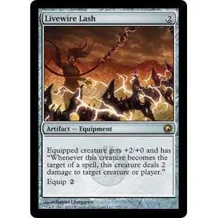 MtG Scars of Mirrodin Rare Livewire Lash #172