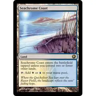 MtG Scars of Mirrodin Rare Foil Seachrome Coast #229