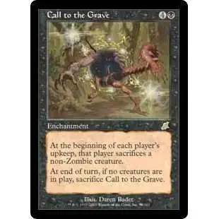 MtG Scourge Rare Call to the Grave #58 [Moderately Played FOIL] [Moderately Played]