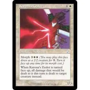 MtG Scourge Uncommon FOIL Karona's Zealot #18 [Lightly Played]