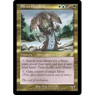 MtG Scourge Rare Sliver Overlord #139 [Lightly Played] [Slightly Played]