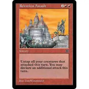 MtG Portal Second Age Rare Relentless Assault