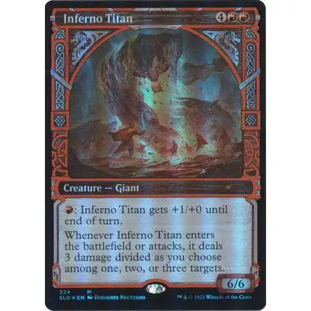 MtG Secret Lair Drop Series Mythic Rare Foil Inferno Titan #160