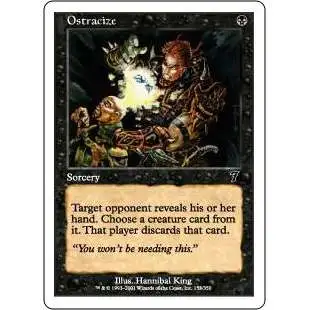 MtG 7th Edition Common Foil Ostracize #153