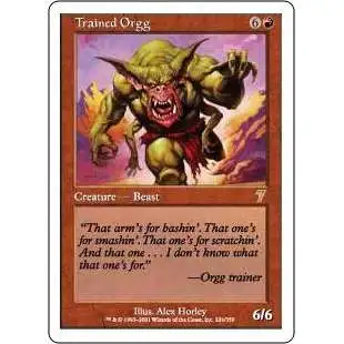 MtG 7th Edition Rare Trained Orgg #224