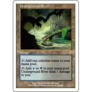 MtG 7th Edition Rare FOIL Underground River #350