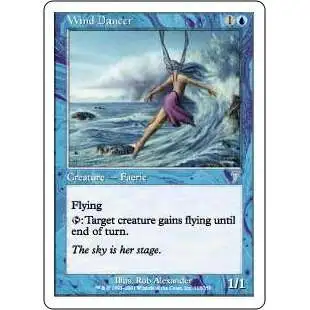 MtG 7th Edition Uncommon Foil Wind Dancer #113