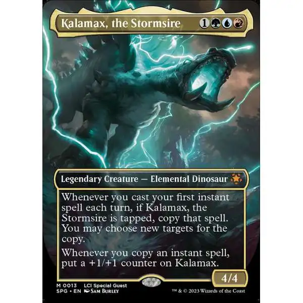 MtG The Lost Caverns of Ixalan: Special Guests Mythic Rare Kalamax, the Stormsire #13 [Lost Caverns of Ixalan Borderless]