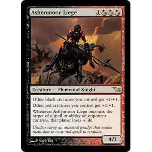 MtG Shadowmoor Rare Ashenmoor Liege #181