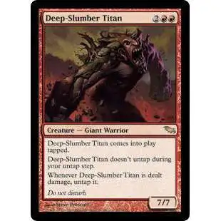 MtG Shadowmoor Rare Deep-Slumber Titan #89