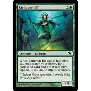 MtG Shadowmoor Common Farhaven Elf #113
