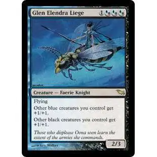 MtG Shadowmoor Rare Glen Elendra Liege #163