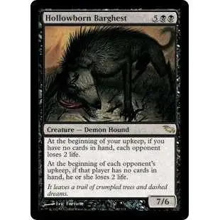 MtG Shadowmoor Rare Hollowborn Barghest #68