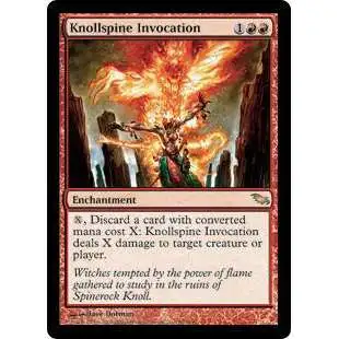 MtG Shadowmoor Rare Knollspine Invocation #99