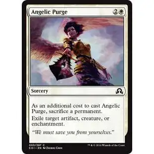 MtG Trading Card Game Shadows Over Innistrad Common Angelic Purge #3